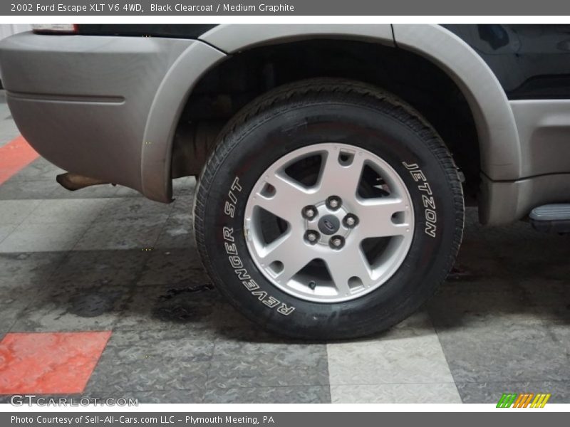 Black Clearcoat / Medium Graphite 2002 Ford Escape XLT V6 4WD