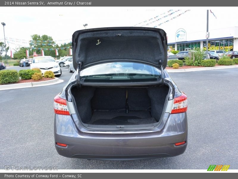 Amethyst Gray / Charcoal 2014 Nissan Sentra SV