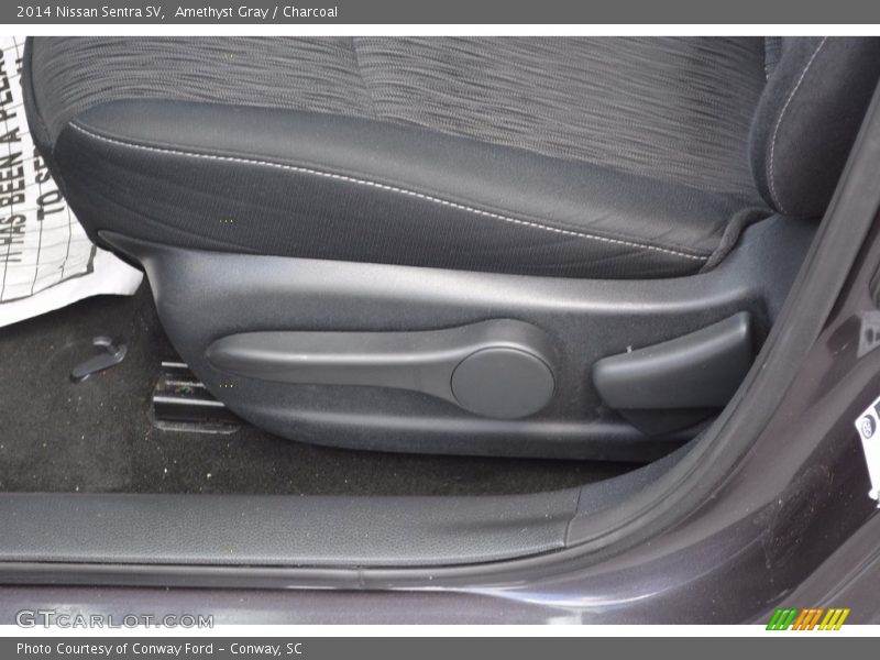 Amethyst Gray / Charcoal 2014 Nissan Sentra SV