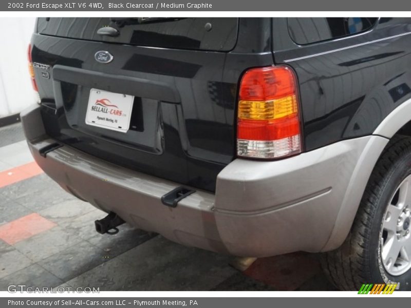 Black Clearcoat / Medium Graphite 2002 Ford Escape XLT V6 4WD