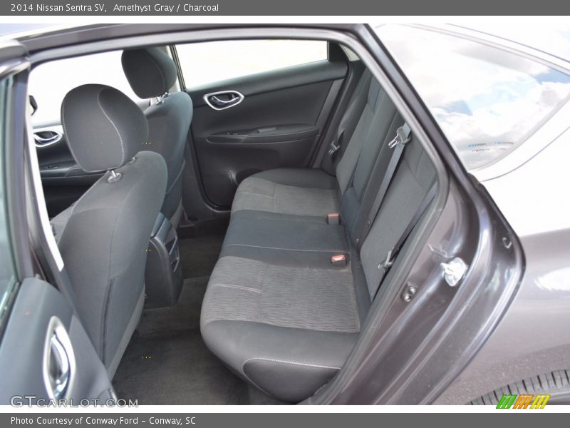 Amethyst Gray / Charcoal 2014 Nissan Sentra SV