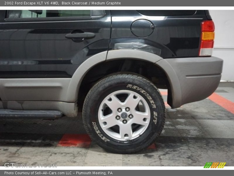 Black Clearcoat / Medium Graphite 2002 Ford Escape XLT V6 4WD