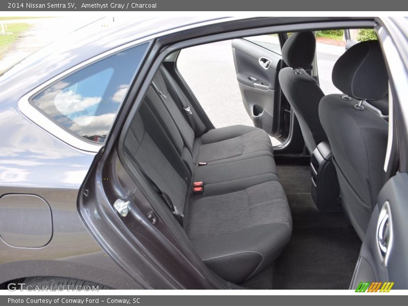 Amethyst Gray / Charcoal 2014 Nissan Sentra SV
