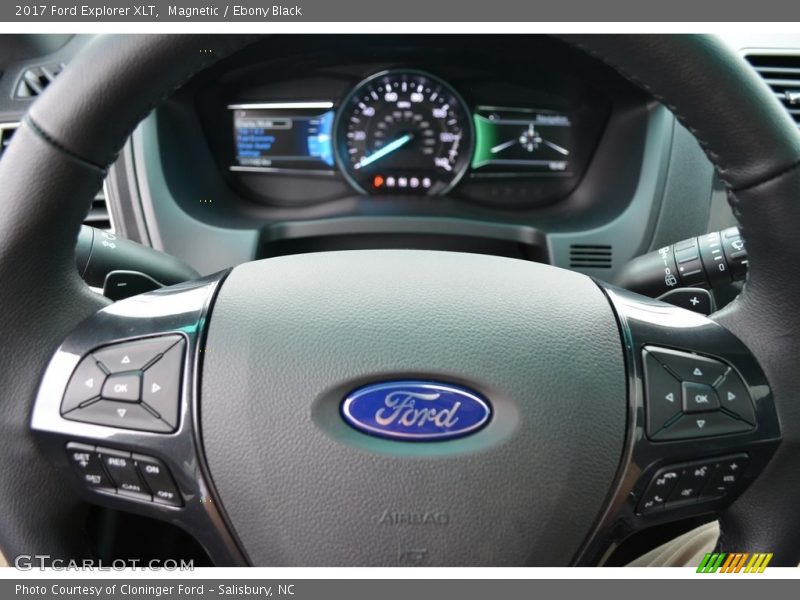 Magnetic / Ebony Black 2017 Ford Explorer XLT