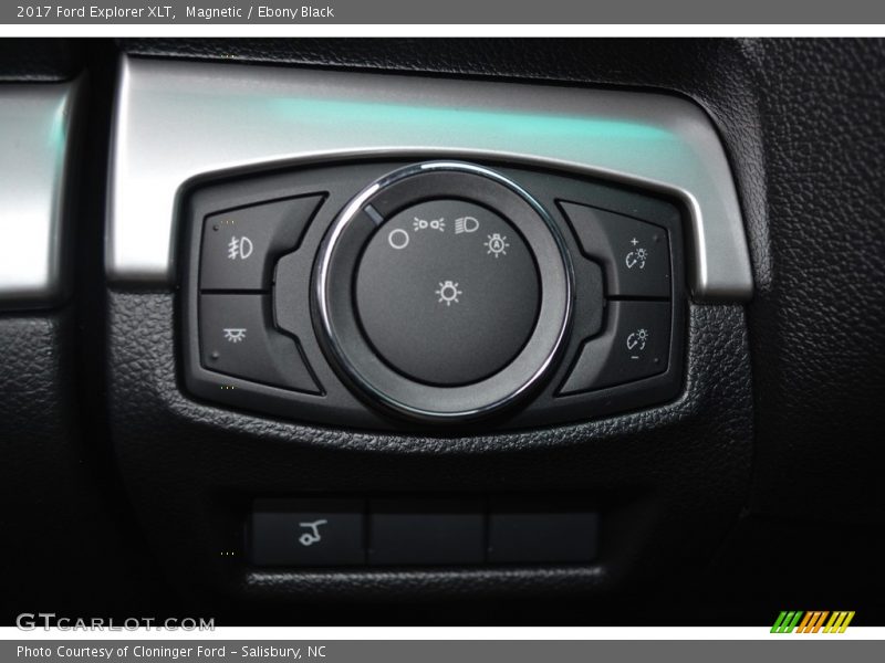Magnetic / Ebony Black 2017 Ford Explorer XLT
