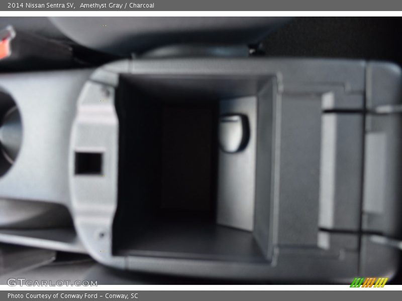 Amethyst Gray / Charcoal 2014 Nissan Sentra SV