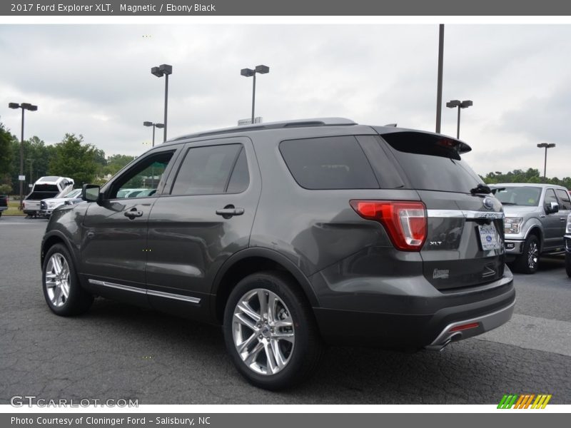 Magnetic / Ebony Black 2017 Ford Explorer XLT