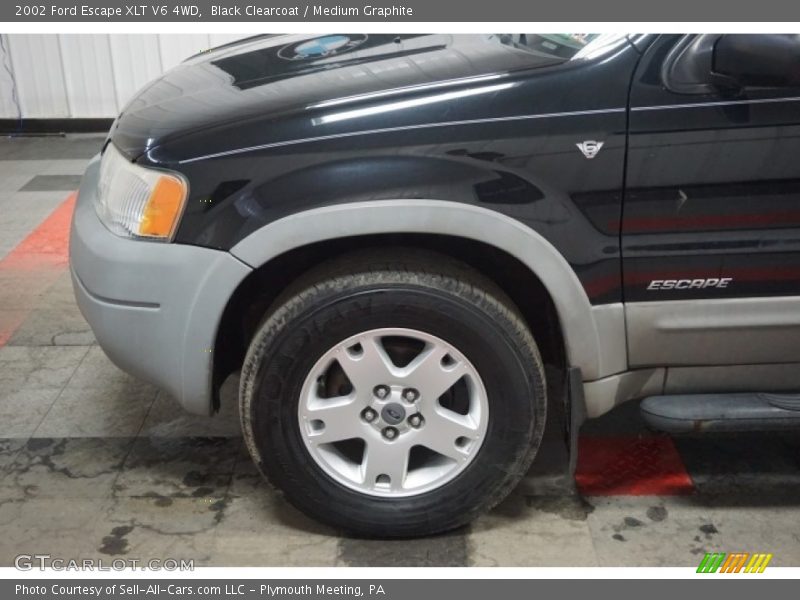 Black Clearcoat / Medium Graphite 2002 Ford Escape XLT V6 4WD
