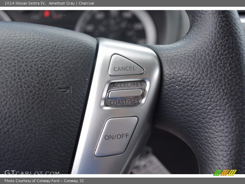 Amethyst Gray / Charcoal 2014 Nissan Sentra SV