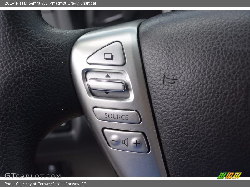 Amethyst Gray / Charcoal 2014 Nissan Sentra SV