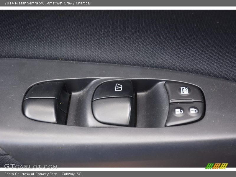Amethyst Gray / Charcoal 2014 Nissan Sentra SV