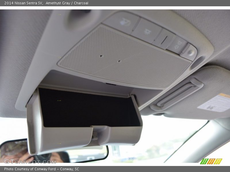 Amethyst Gray / Charcoal 2014 Nissan Sentra SV