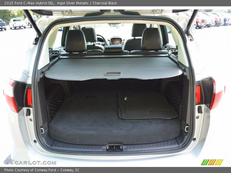 Ingot Silver Metallic / Charcoal Black 2015 Ford C-Max Hybrid SEL