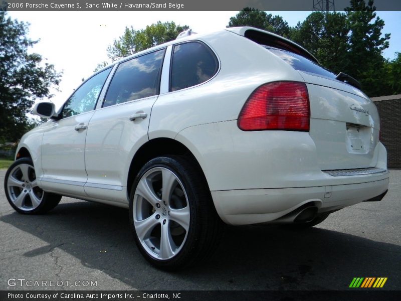 Sand White / Havanna/Sand Beige 2006 Porsche Cayenne S