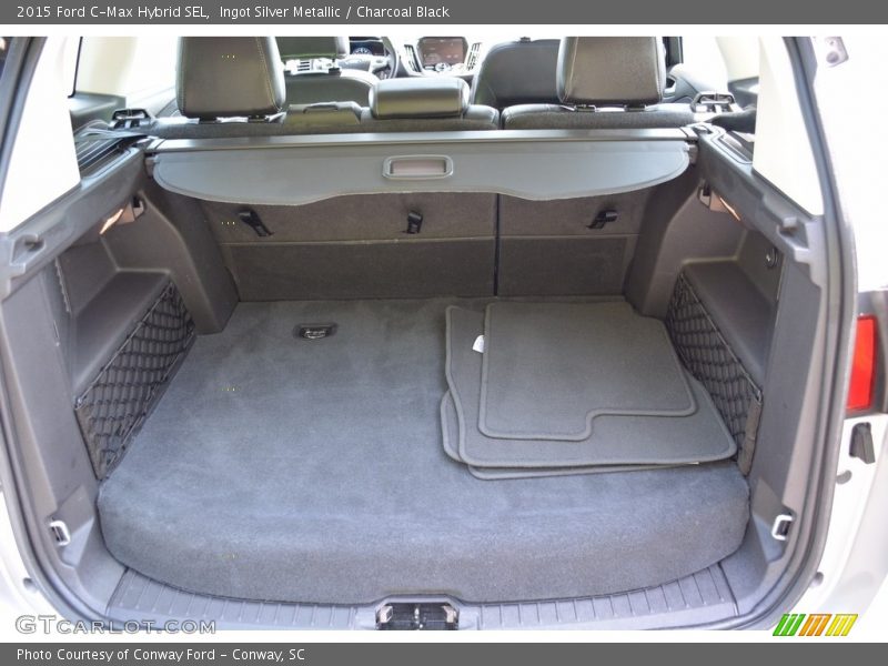 Ingot Silver Metallic / Charcoal Black 2015 Ford C-Max Hybrid SEL