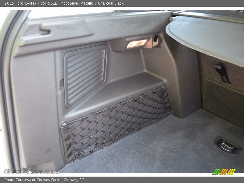 Ingot Silver Metallic / Charcoal Black 2015 Ford C-Max Hybrid SEL