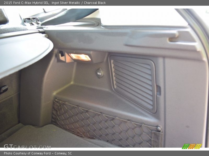 Ingot Silver Metallic / Charcoal Black 2015 Ford C-Max Hybrid SEL