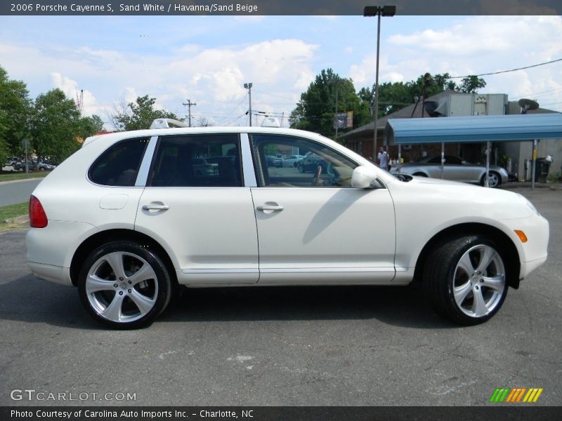 Sand White / Havanna/Sand Beige 2006 Porsche Cayenne S