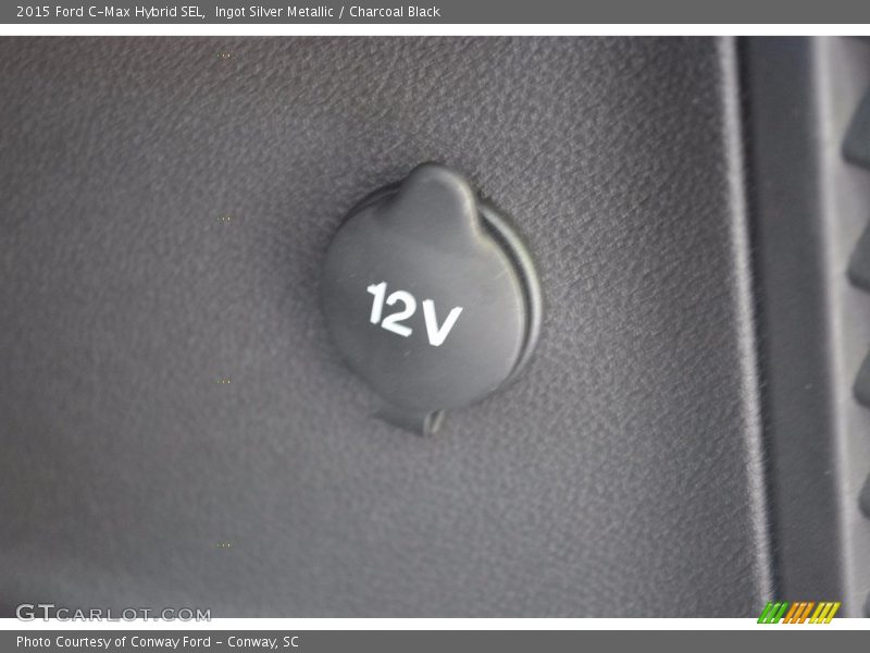 Ingot Silver Metallic / Charcoal Black 2015 Ford C-Max Hybrid SEL