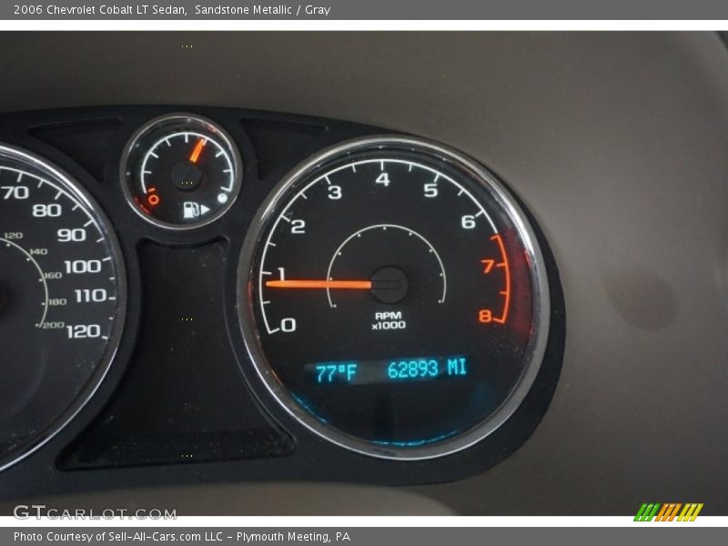 Sandstone Metallic / Gray 2006 Chevrolet Cobalt LT Sedan