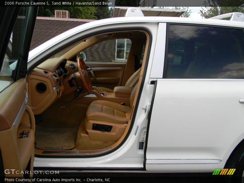 Sand White / Havanna/Sand Beige 2006 Porsche Cayenne S