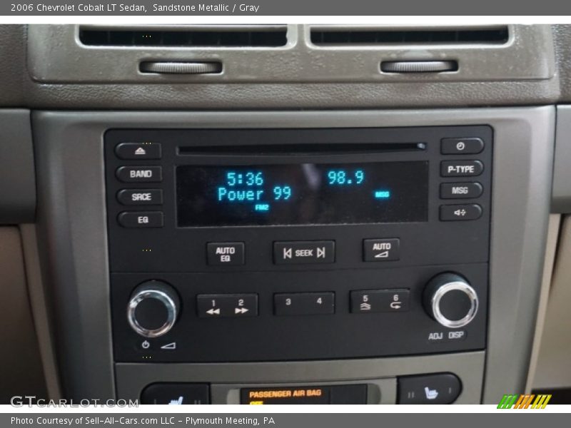 Sandstone Metallic / Gray 2006 Chevrolet Cobalt LT Sedan