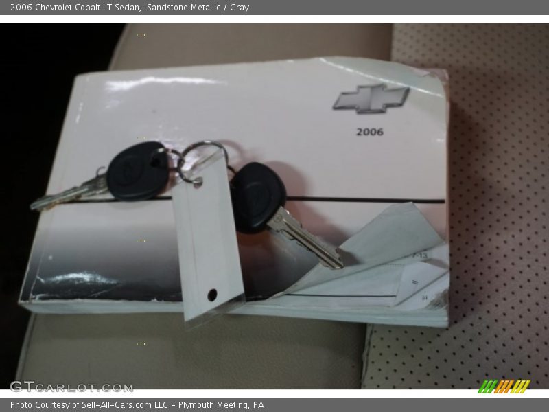 Sandstone Metallic / Gray 2006 Chevrolet Cobalt LT Sedan