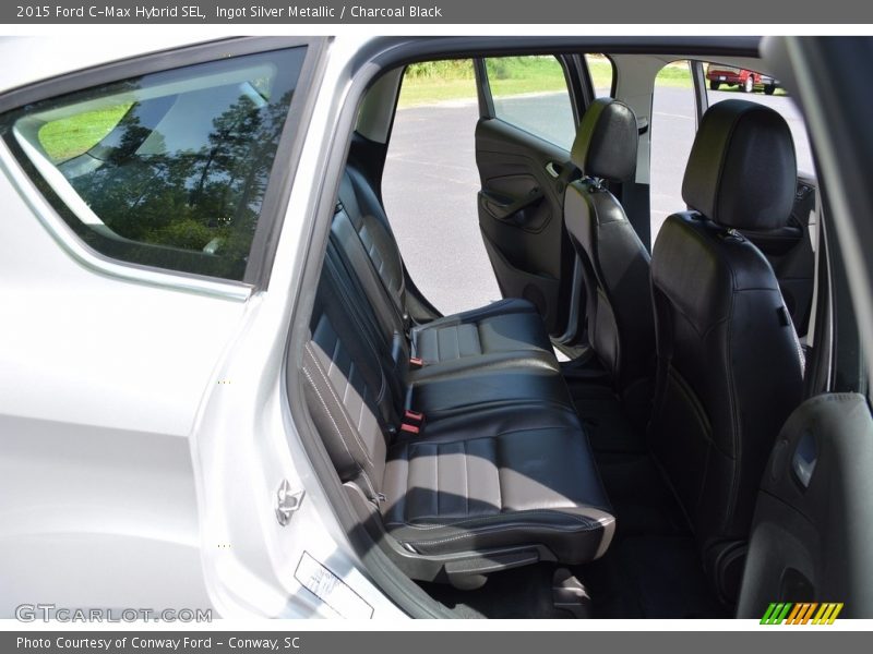 Ingot Silver Metallic / Charcoal Black 2015 Ford C-Max Hybrid SEL