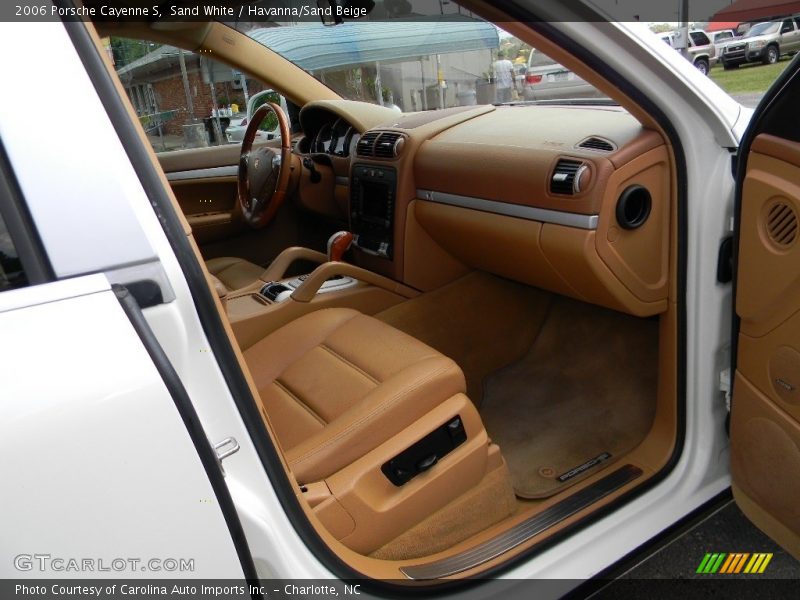 Sand White / Havanna/Sand Beige 2006 Porsche Cayenne S