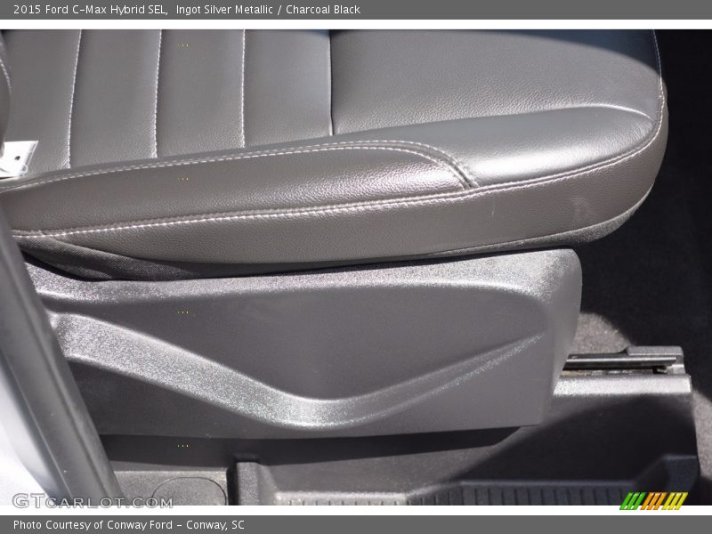 Ingot Silver Metallic / Charcoal Black 2015 Ford C-Max Hybrid SEL