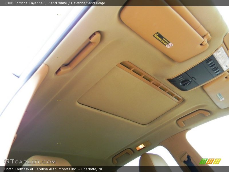 Sand White / Havanna/Sand Beige 2006 Porsche Cayenne S
