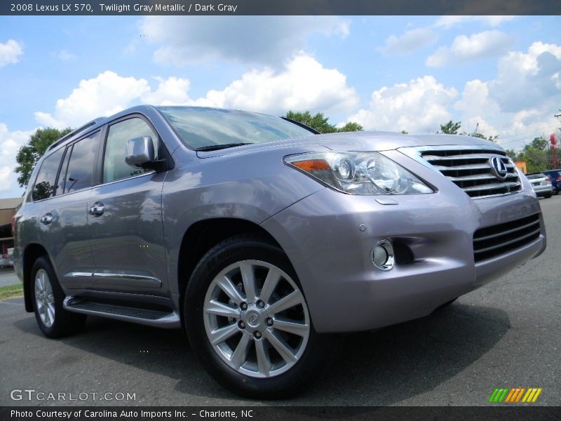 Twilight Gray Metallic / Dark Gray 2008 Lexus LX 570