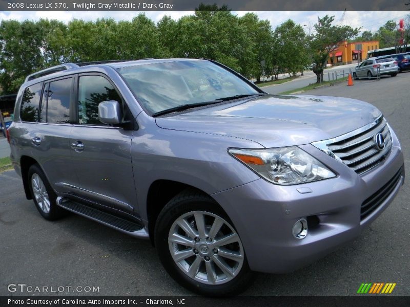 Twilight Gray Metallic / Dark Gray 2008 Lexus LX 570