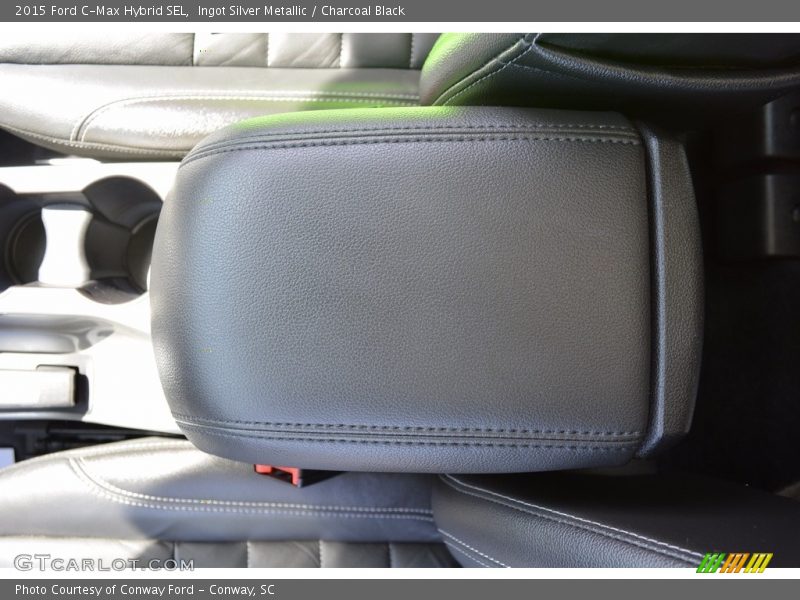 Ingot Silver Metallic / Charcoal Black 2015 Ford C-Max Hybrid SEL