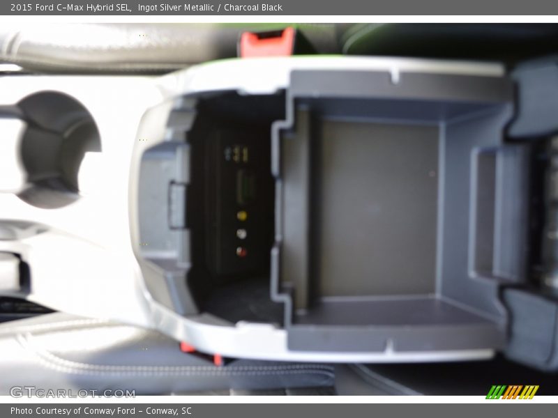 Ingot Silver Metallic / Charcoal Black 2015 Ford C-Max Hybrid SEL