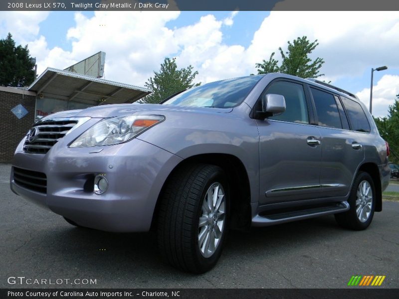 Twilight Gray Metallic / Dark Gray 2008 Lexus LX 570