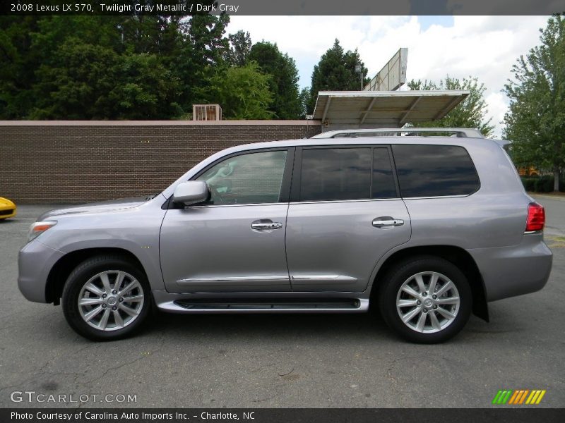 Twilight Gray Metallic / Dark Gray 2008 Lexus LX 570