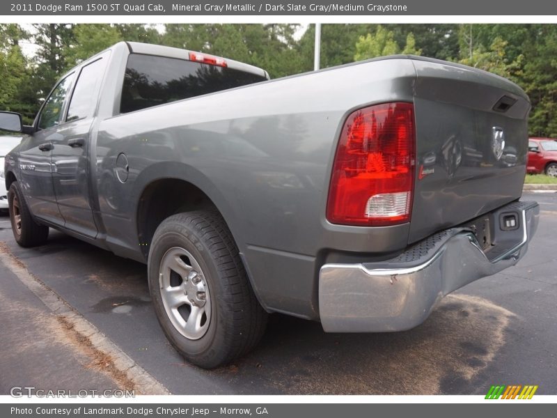 Mineral Gray Metallic / Dark Slate Gray/Medium Graystone 2011 Dodge Ram 1500 ST Quad Cab