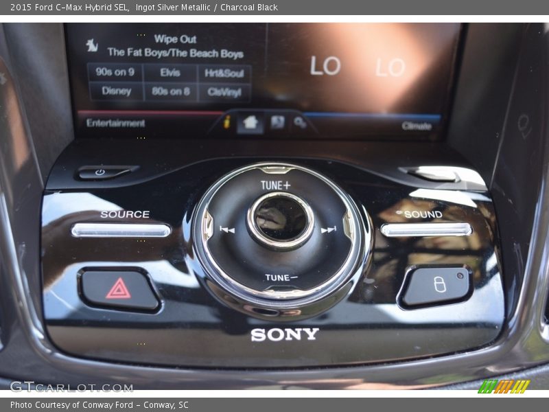 Ingot Silver Metallic / Charcoal Black 2015 Ford C-Max Hybrid SEL