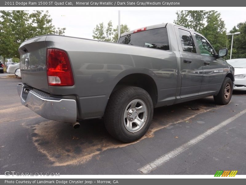 Mineral Gray Metallic / Dark Slate Gray/Medium Graystone 2011 Dodge Ram 1500 ST Quad Cab