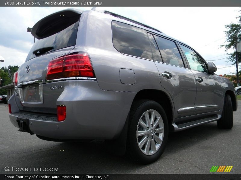 Twilight Gray Metallic / Dark Gray 2008 Lexus LX 570