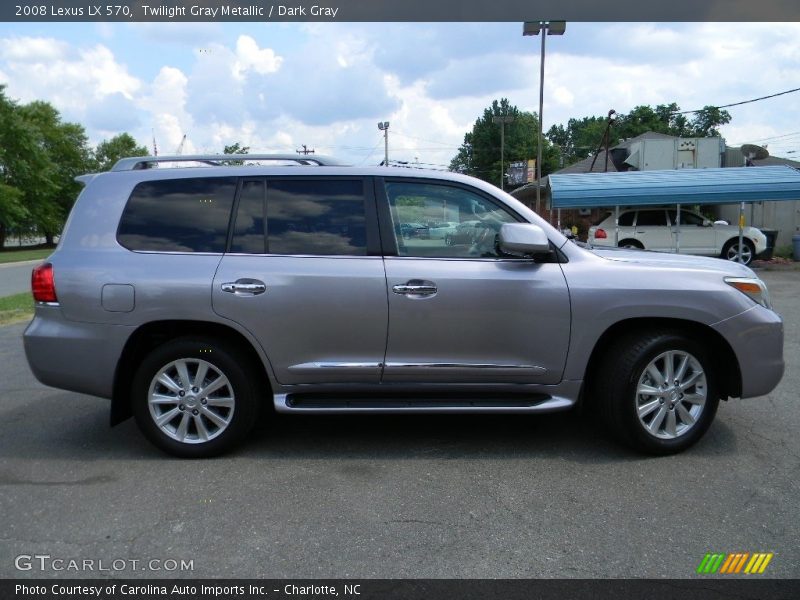 Twilight Gray Metallic / Dark Gray 2008 Lexus LX 570