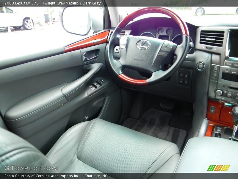 Twilight Gray Metallic / Dark Gray 2008 Lexus LX 570