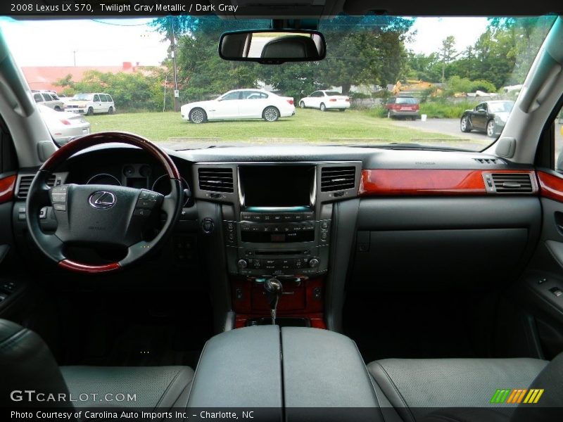 Twilight Gray Metallic / Dark Gray 2008 Lexus LX 570