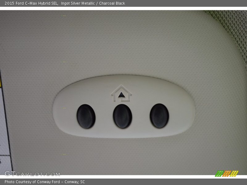 Ingot Silver Metallic / Charcoal Black 2015 Ford C-Max Hybrid SEL