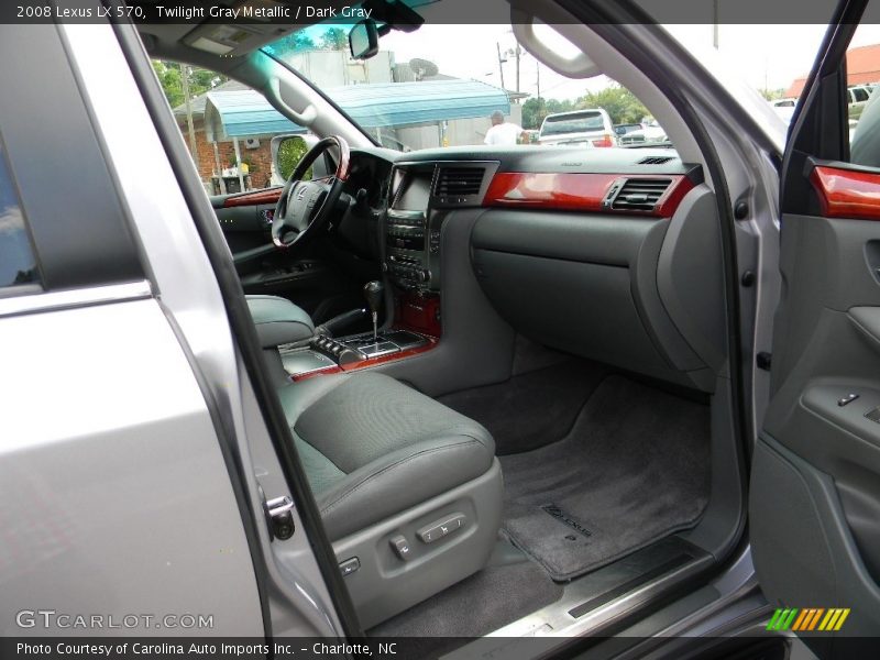 Twilight Gray Metallic / Dark Gray 2008 Lexus LX 570