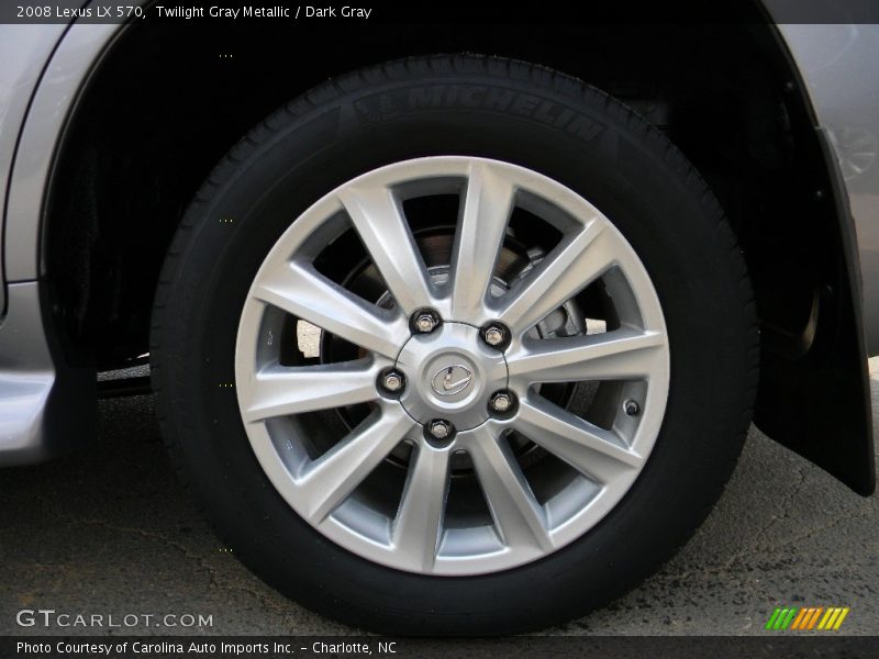 Twilight Gray Metallic / Dark Gray 2008 Lexus LX 570
