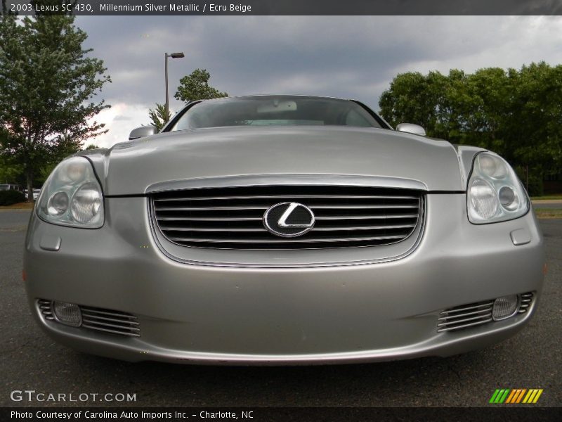 Millennium Silver Metallic / Ecru Beige 2003 Lexus SC 430