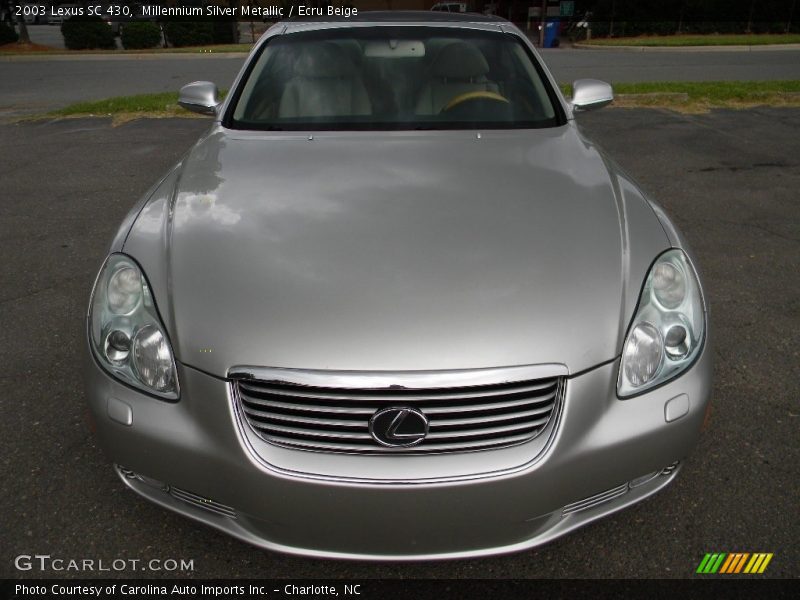 Millennium Silver Metallic / Ecru Beige 2003 Lexus SC 430