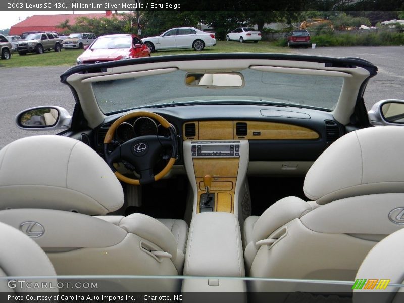 Millennium Silver Metallic / Ecru Beige 2003 Lexus SC 430